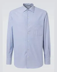 Loro Piana Camicia André in cotone Blu