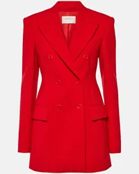 SPORTMAX Blazer doppiopetto Vischio in misto lana Rosa