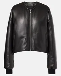 Alaïa Alaïa Bomber in pelle Nero