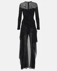 Thierry Mugler Jumpsuit in mesh Nero