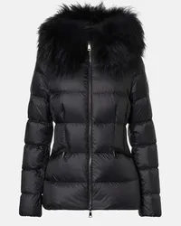 Moncler Piumino Boed con shearling Nero