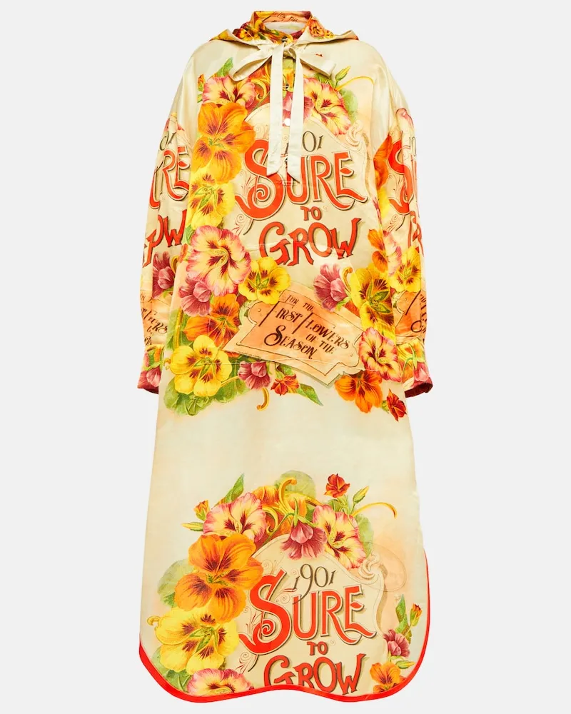Zimmermann Caftano Wonderland con stampa Multicolore