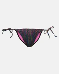 Eres Slip bikini Reflet con stampa Multicolore