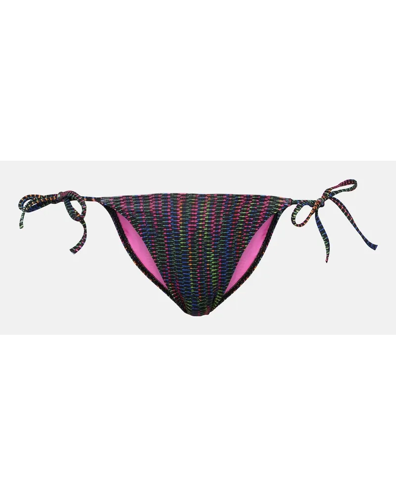 Eres Slip bikini Reflet con stampa Multicolore