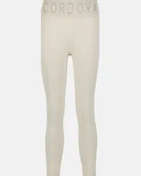 CORDOVA Leggings Base Layer in maglia a coste Grigio