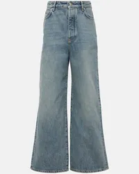 Loewe Jeans a gamba larga e vita alta Blu