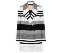 Giacca Striped Luxury in lana e cotone