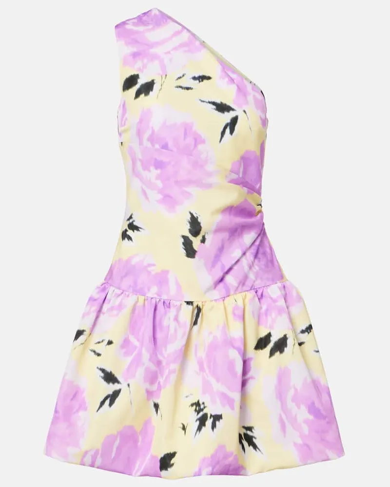 Patou Abito corto in faille con stampa floreale Multicolore