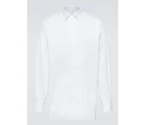Prada Camicia oversize in cotone Bianco