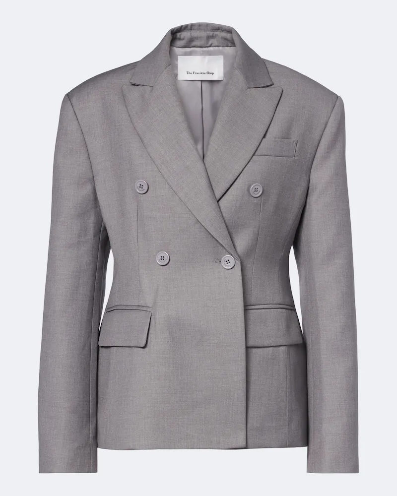 FRANKIE Shop Blazer Dover doppiopetto Grigio