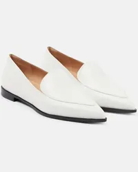 Gianvito Rossi Mocassini Perry in pelle Bianco