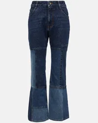 Chloé Chloé Jeans flared cropped Blu