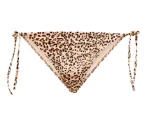 Slip bikini Maria con stampa leopardata