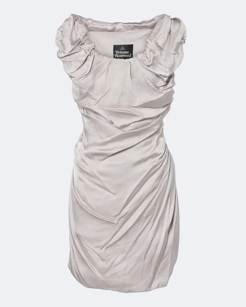 Vivienne Westwood Abito corto Twisted Ginnie Grigio