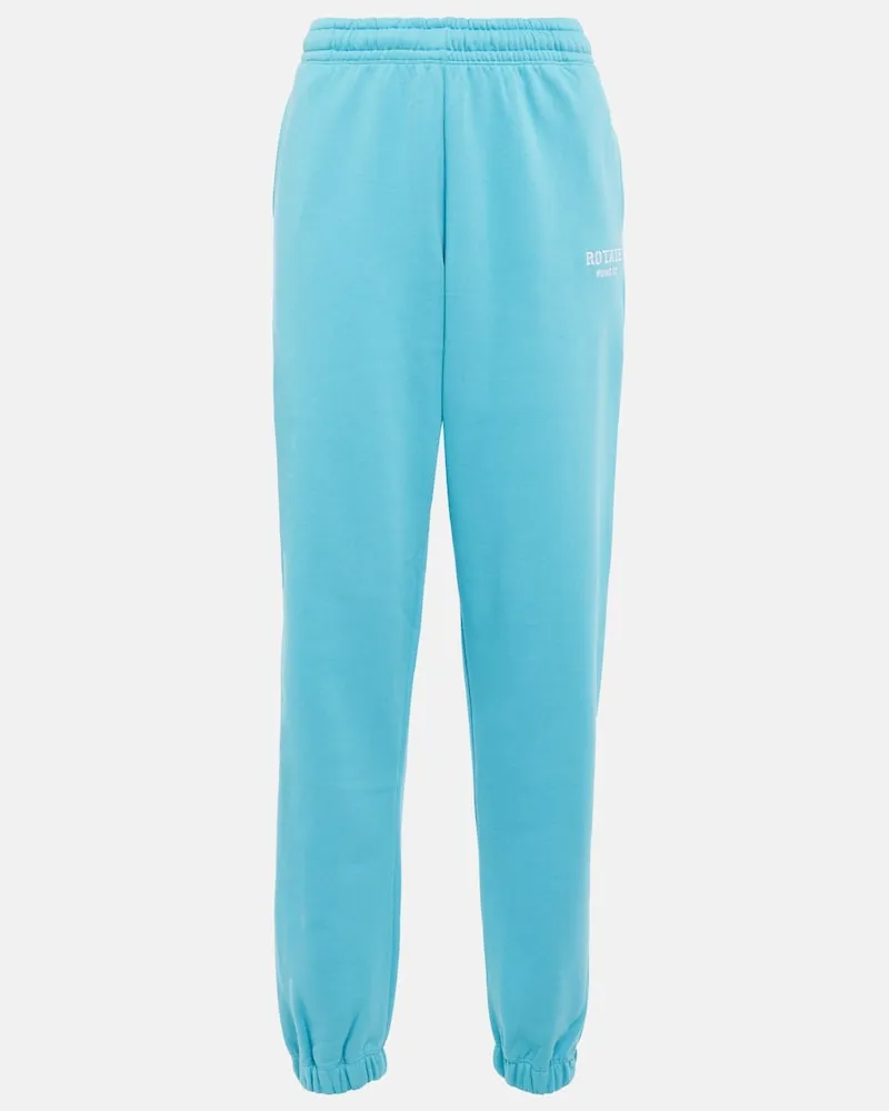 ROTATE Birger Christensen Pantaloni sportivi Mimi in cotone Blu