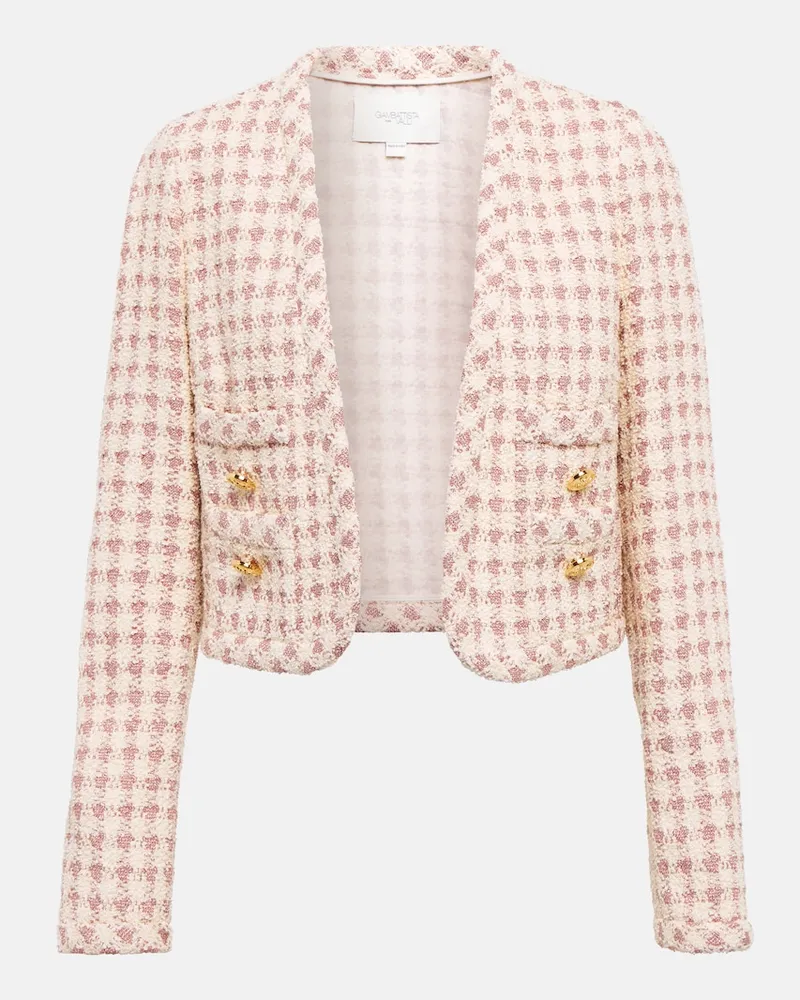 Giambattista Valli Giacca in tweed di misto cotone Multicolore