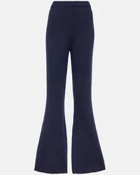 Gabriela Hearst Pantaloni Niven in cashmere e seta Blu