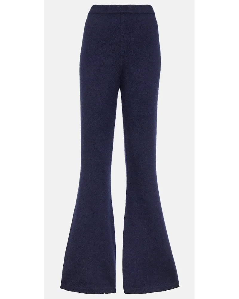 Gabriela Hearst Pantaloni Niven in cashmere e seta Blu