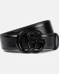 Gucci Cintura GG Marmont in pelle Nero