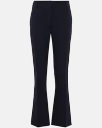 Valentino Garavani Pantaloni flared in Cady Couture Blu