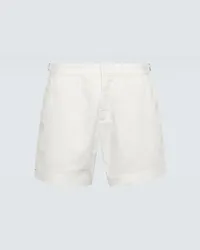 Orlebar Brown Shorts Bulldog in misto cotone Bianco