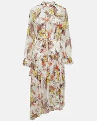 Zimmermann Abito midi Matchmaker con stampa Multicolore