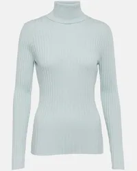 Jardin des Orangers Dolcevita in cashmere in maglia a coste Blu