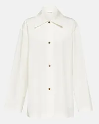 The Row Camicia oversize Rigel in cotone Bianco