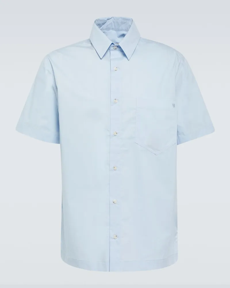Nanushka Camicia Adam in cotone Blu