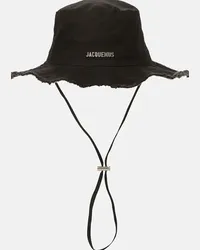 Jacquemus Cappello da pescatore Artichaut Nero