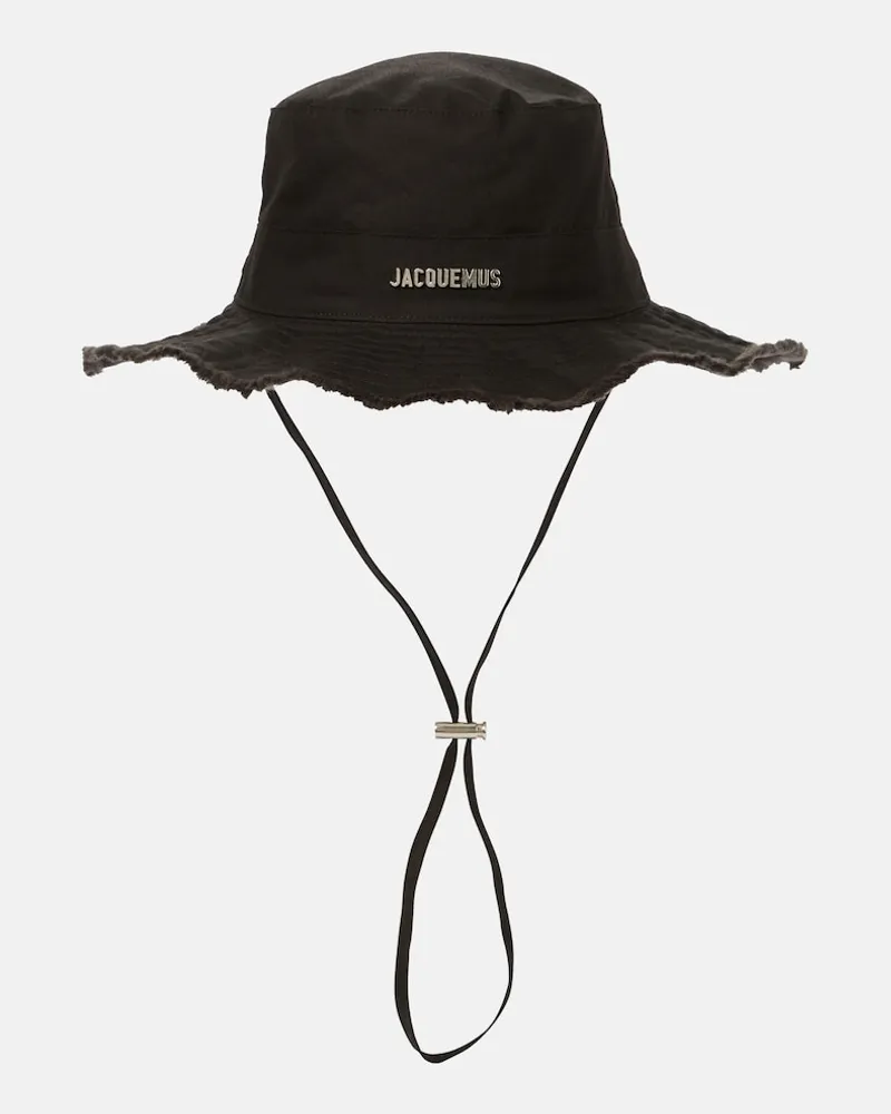 Jacquemus Cappello da pescatore Artichaut Nero