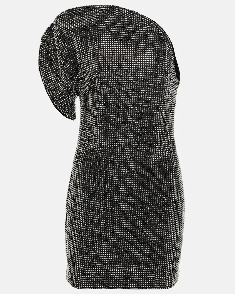Roland Mouret Miniabito asimmetrico con decorazioni Nero