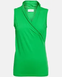 Velvet Top Adelise in misto cotone Verde