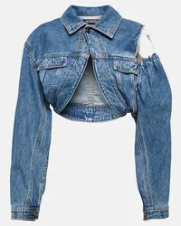 Jacquemus Giacca di jeans La chemise de Nîmes Linon Blu