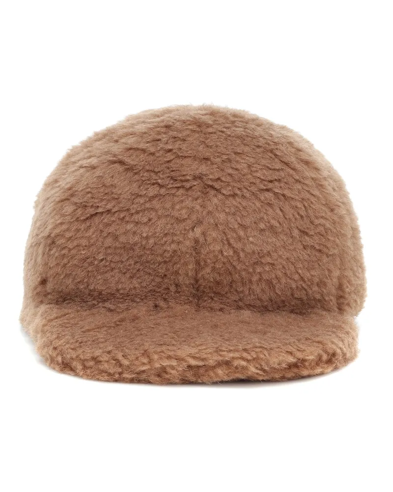 Max Mara Cappello Editto in cammello e seta Marrone