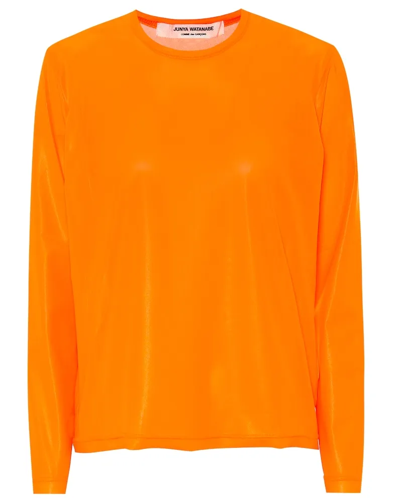 Junya Watanabe Maglia in mesh Arancione
