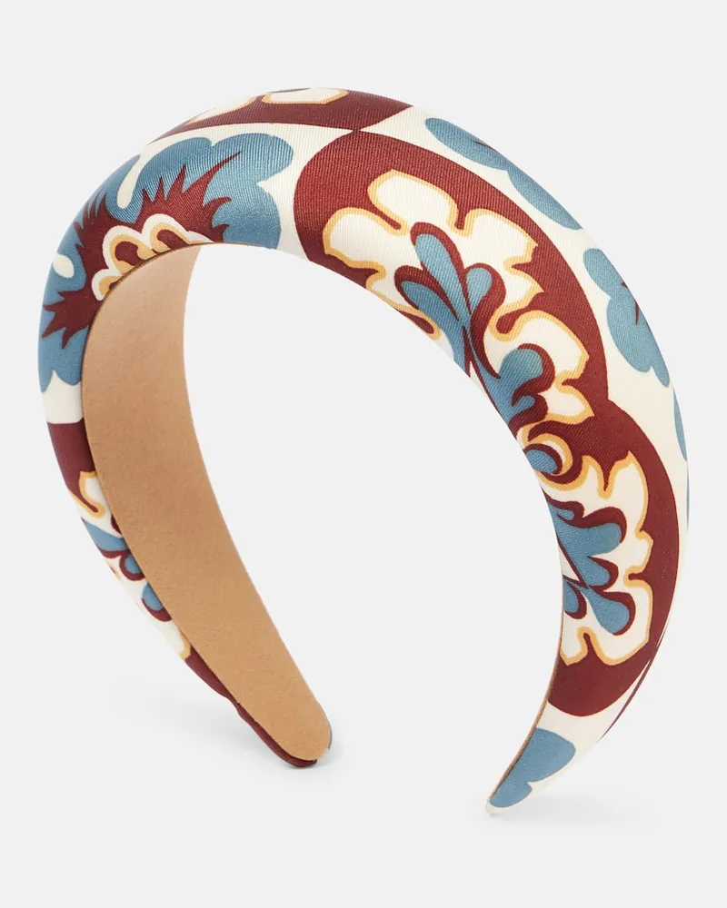 La DoubleJ Cerchietto Medici in twill Multicolore
