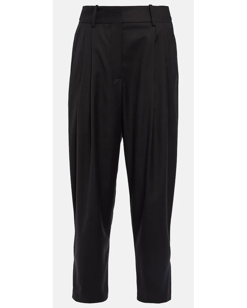 Alaïa AlaÃ¯a Pantaloni in lana Nero