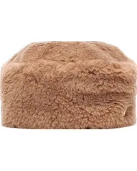 Max Mara Cappello Colby in cammello e seta Marrone