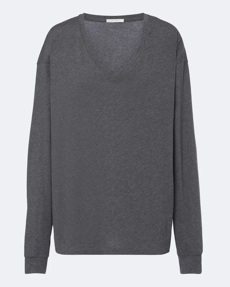 The Row Pullover Birket in cotone Grigio