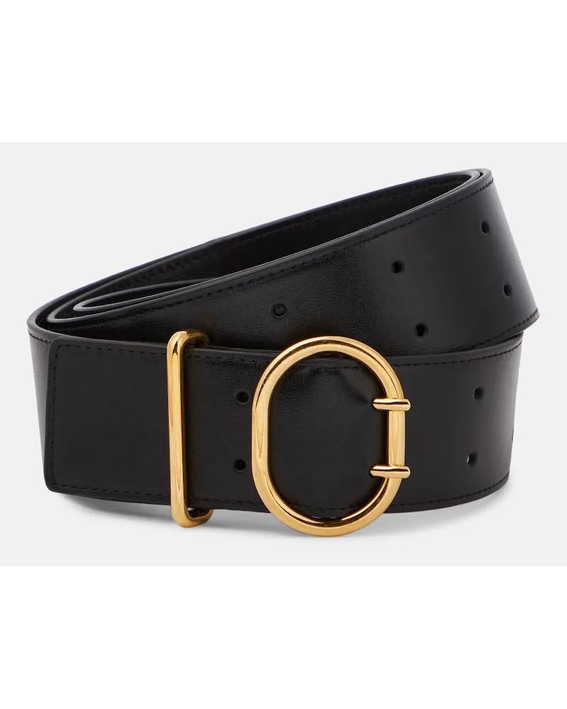 Jil Sander Cintura Cannolo in pelle Nero