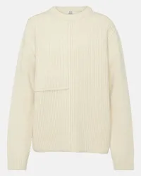 Totême Pullover in lana Bianco