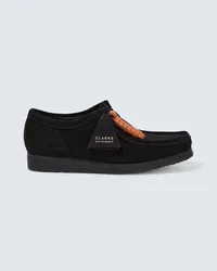 Clarks Stivaletti Wallabee in suede Nero