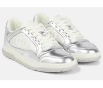 Sneakers MAC80 in pelle metallizzata