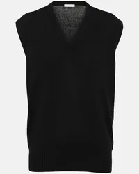 The Row Gilet Dom in cashmere Nero