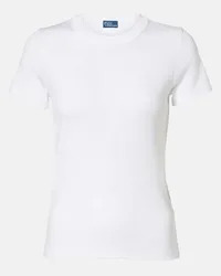 Ralph Lauren T-shirt in jersey di cotone Bianco