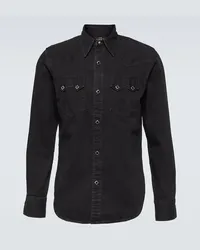 RRL Camicia di jeans Sawtooth West Nero