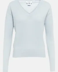 Max Mara Pullover Zebio in lana vergine Blu