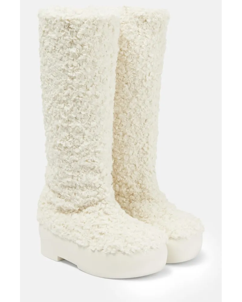 Gia Borghini Stivali Gia 22 in shearling sintetico Neutro
