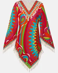 Emilio Pucci Caftano Bersaglio in cotone con stampa Multicolore